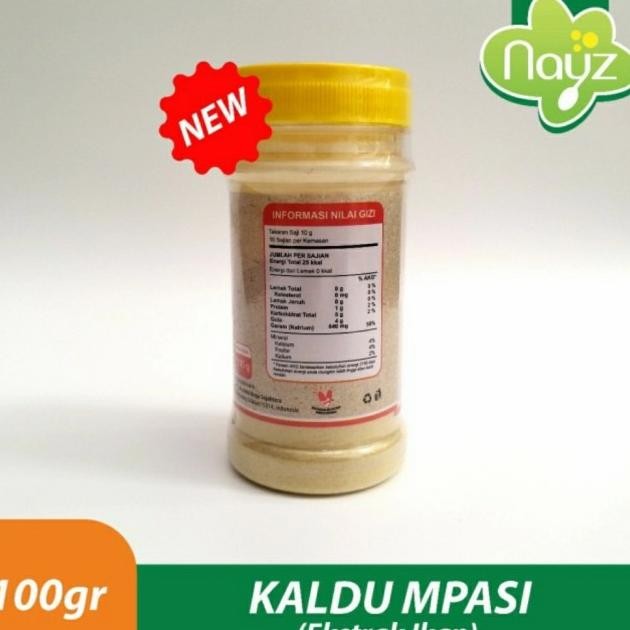 

Nayz Kaldu Organik Sehat Ekstrak Ikan Non Msg 100Gr Kaldu Bayi