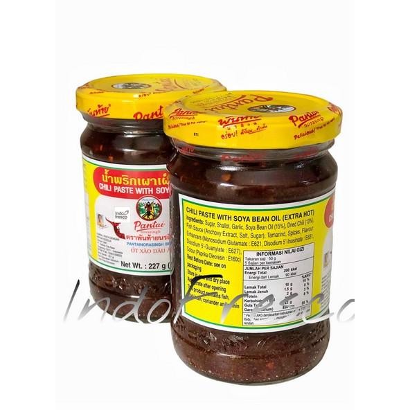 

Pantai Norasingh Chili Paste Soya Bean Oil- Sambal Pasta Thai 227 G