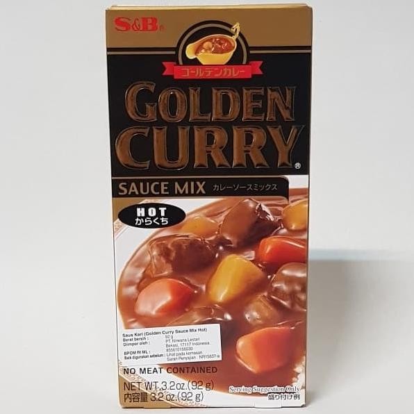 

S&B Golden Curry Hot Sauce X 92 Gr