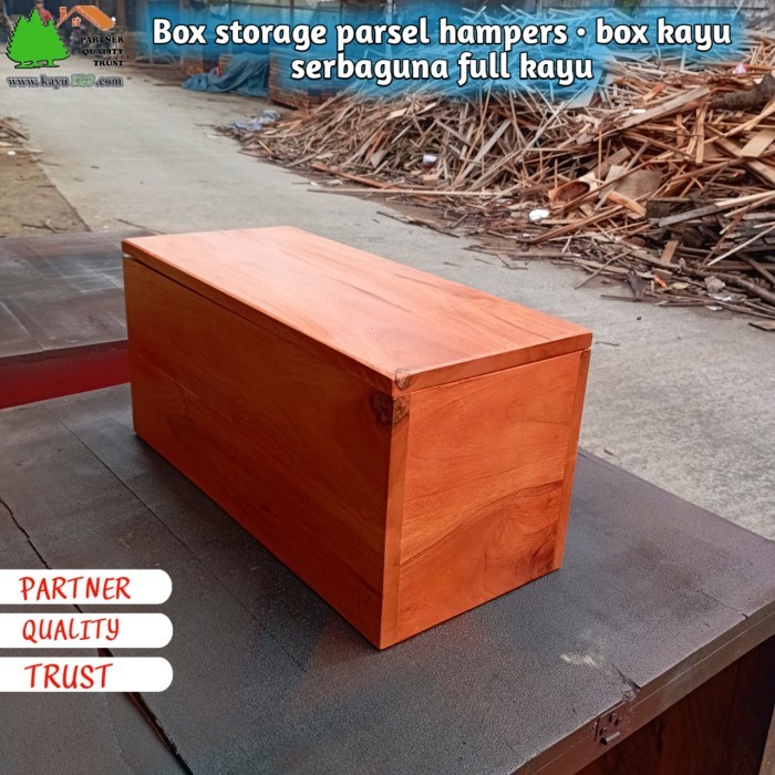 

Box Stronge Hampers Tutup 50x22x22 Cm Full Kayu Box Serbaguna