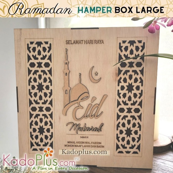

Box Hamper Lebaran Box Kayu Laser Cut CUSTOM Large