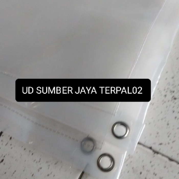 

plastik UV bening transparan ukuran 4x3,50 meter ketebalan200micron