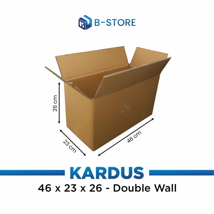 

Kardus / Karton Box (46x23x26) Double Wall / Premium