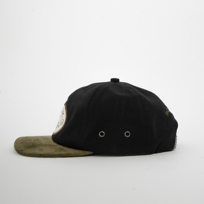 Hoi Polloy - Topi - Wager Cap (Bla Green) Corduroy Twill