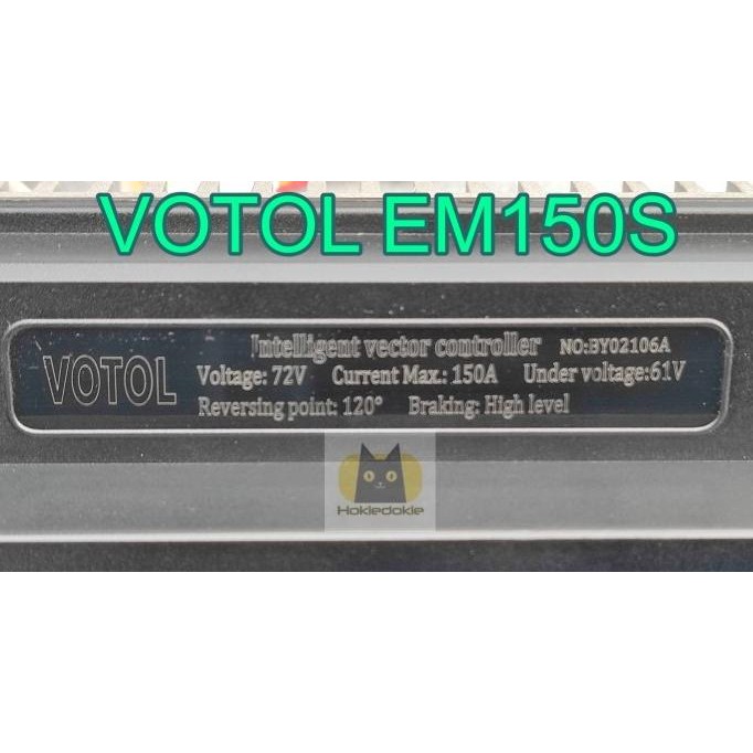 Votol Em150S Sine Wave Controller Sepeda Motor Listrik 72V 3Kw 4Kw Bagus