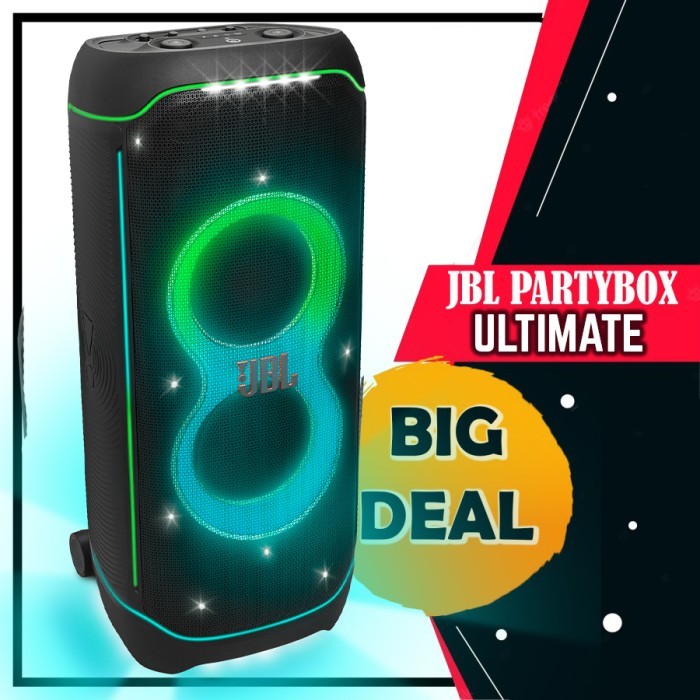 JBL Partybox Ultimate Karaoke Speaker 1100W Party Box Tertinggi diatas Partybox 1000