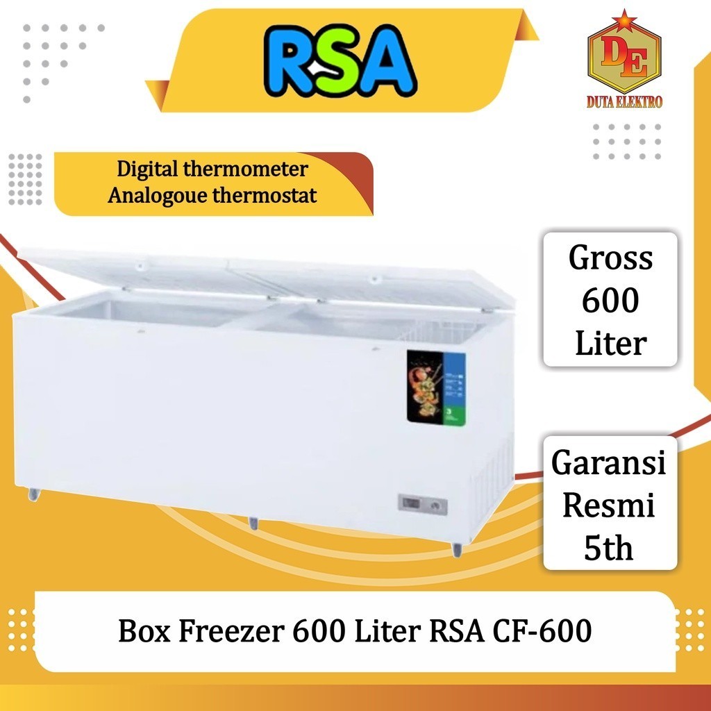 Box Freezer RSA CF 600 Chest Freezer 600 Liter