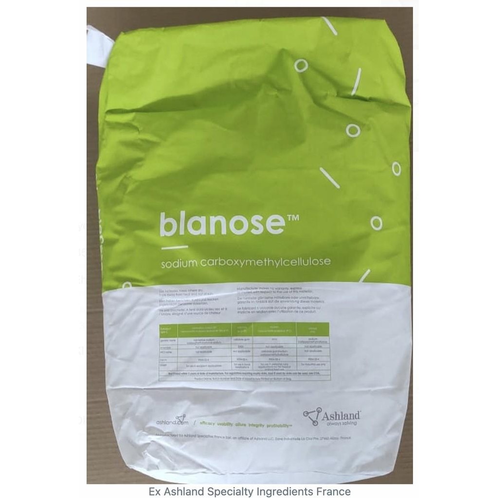 

Cmc Carboxy Methyl Cellulose Ashland France Blanose Food Grade 1 Kg