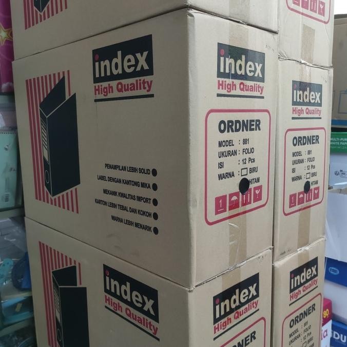 

TERLARIS - Index ordner folio 881 hitam 1 DUS (12 PCS)