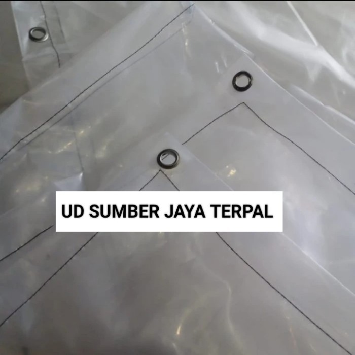 

plastik UV bening transparan ukuran 4x10 meter