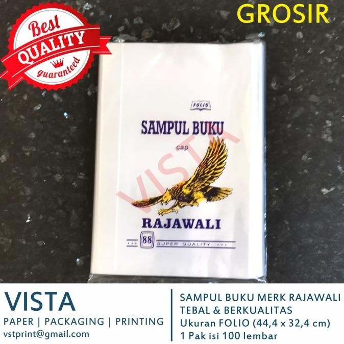 

Sale Sampul Buku Plastik Folio, Merk Rajawali, 1 Pak Isi 100 Lembar