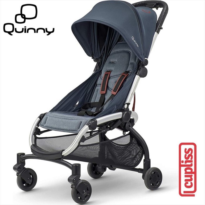 Quinny Stroller Folded 125036 LDN London Graphite Twist Lipat
