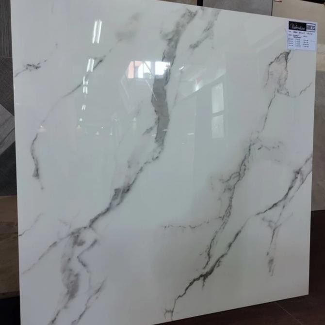 Granit Lantai 100x100 New Atlas white Valentino Gress TA