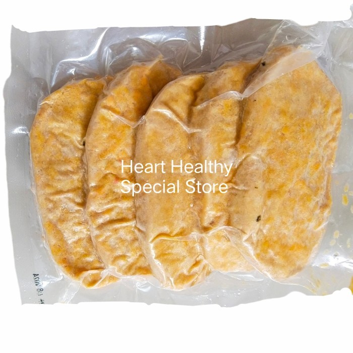 

Tian En Xiang Vege Fish Katsu Ikan Katsu Nabati Isi 5Pcs