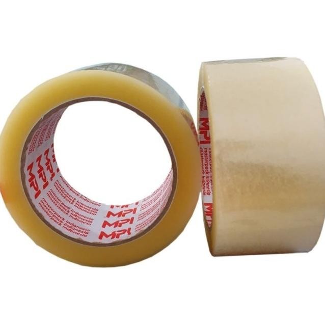 

1 Dus 72 R Khusus Gojek Lakban Bening/Coklat 45Mm X 90 Yard Mpi