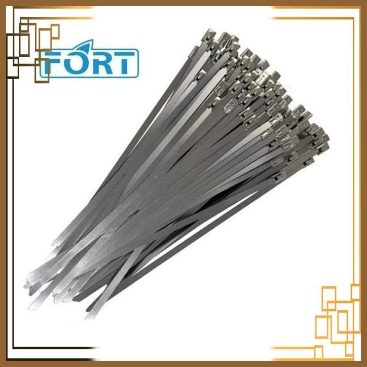 [PLM] KABEL TIES STAINLESS STEEL CABLE TIES 400MM X 4,6MM FORT