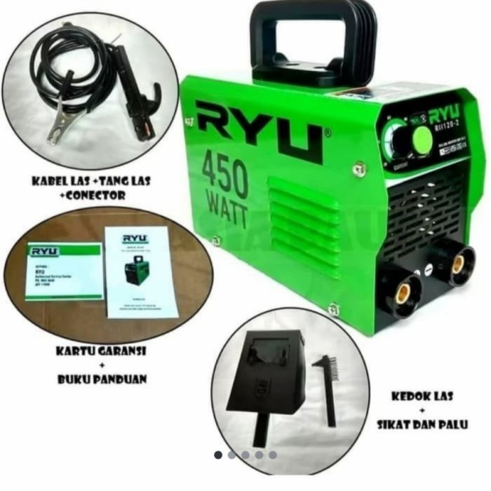Cuci Gudang Ryu Japan Mesin Las Listrik Rii 120-2 Welding Machine 450 Watt