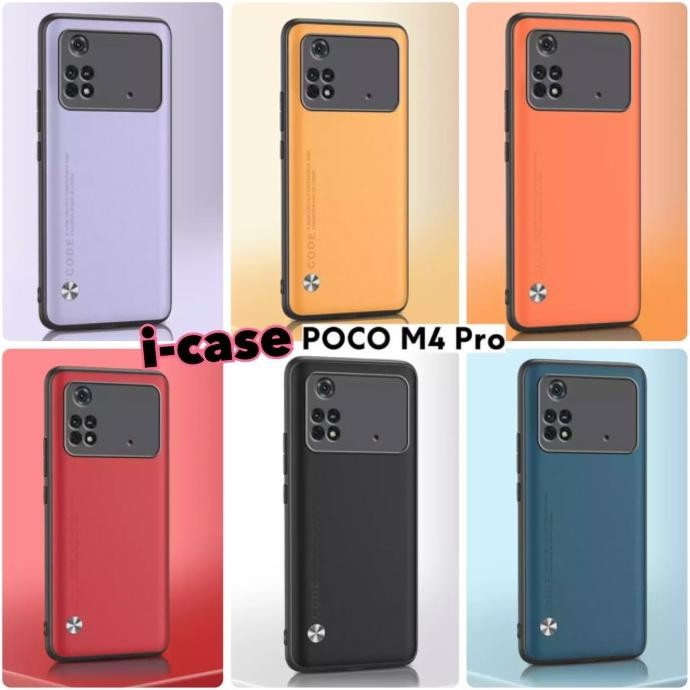 Poco M4 Pro Soft Case Leather CODE casing Cover Xiaomi PocoM4 Pocho m4