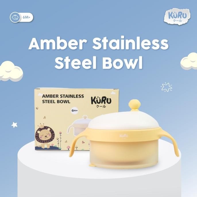 Kuru SP40 Stainless Steel 316L Kids Bowl | Mangkok Makan Stainless Anak