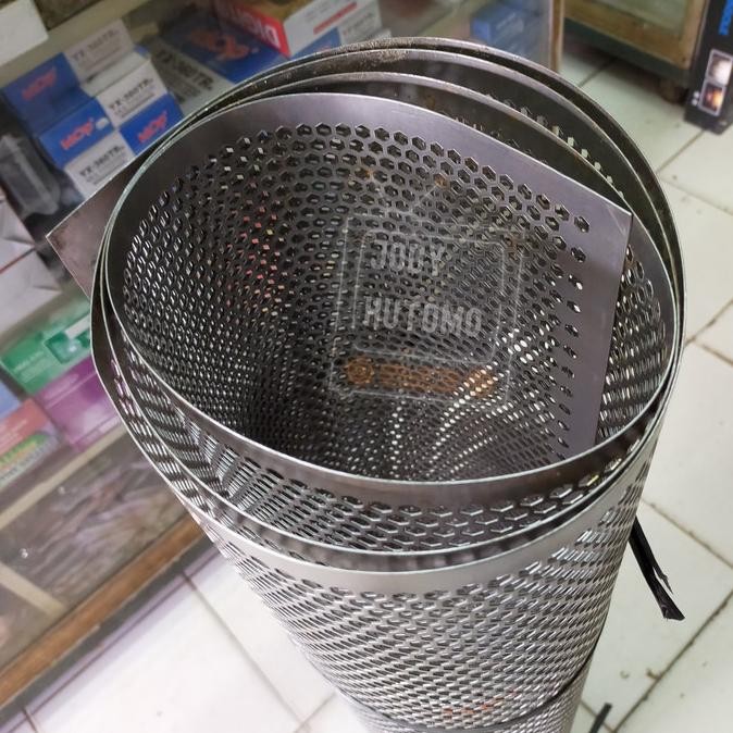 Grill Ram Bok Box Speaker Besi 1 X 2 Meter Motif Bulat Ram Speaker