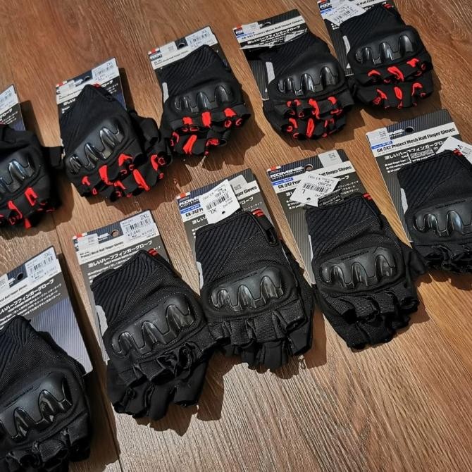 TERLARIS - Komine GK-242 Protect Mesh Half Finger
