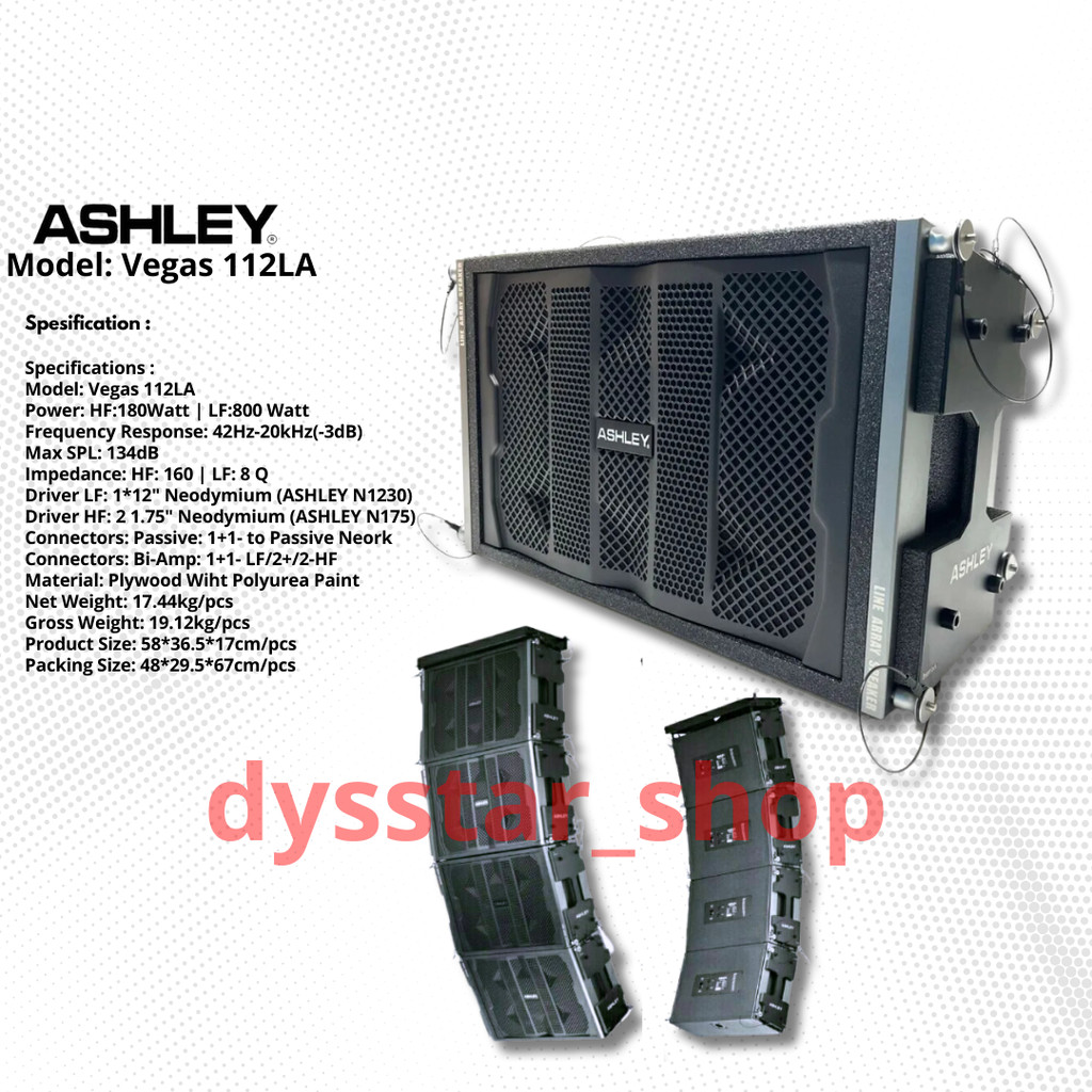 Brewog Ashley Vegas 112 LA Original Line Array
