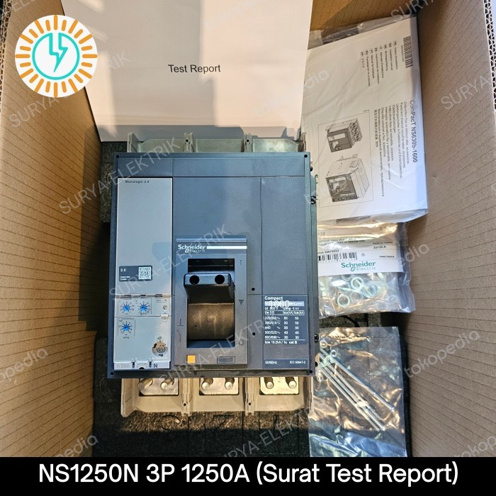 Promo Mccb Ns1250N Ns1250 N Ns 1250 N 1250A 1250 A 3P 50Ka Schneider 33478