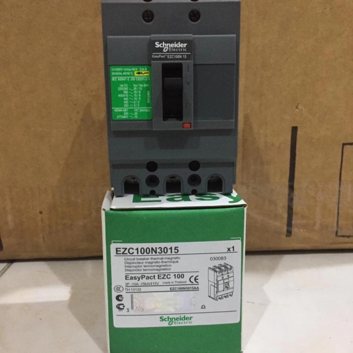 Terbaru Mccb Ezc100N 80A 3P Schneider