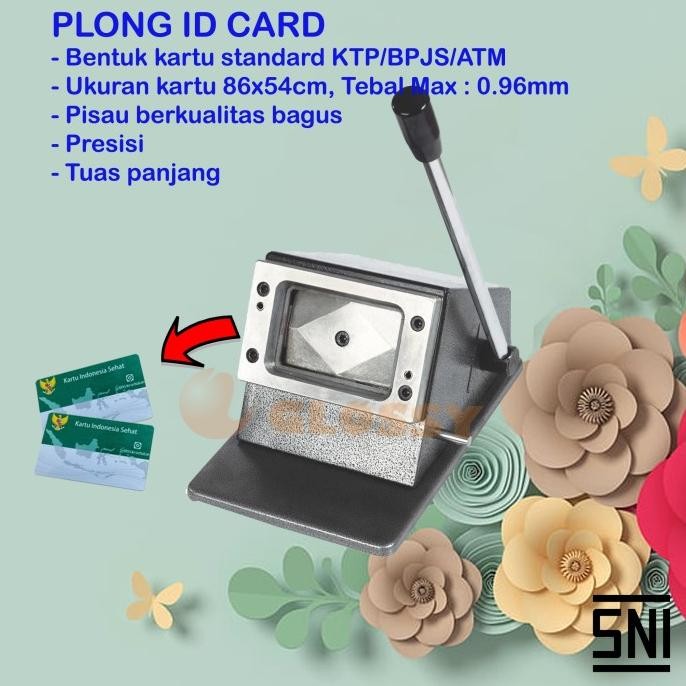 

TERLARIS - Plong ID Card PVC Card Cutter Standard Kartu Member