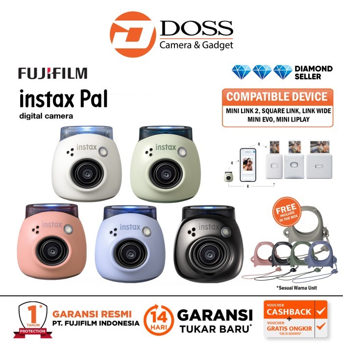 Fujifilm Instax PAL Digital Camera Fujifilm PAL Instax Camera