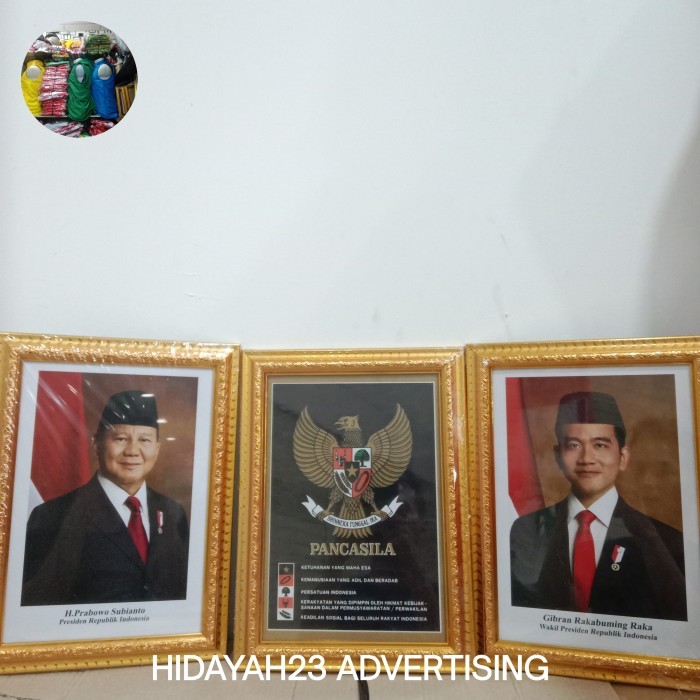bingkai foto presiden dan wakil presiden frame foto presiden dan wakil presiden frame bingkai satu