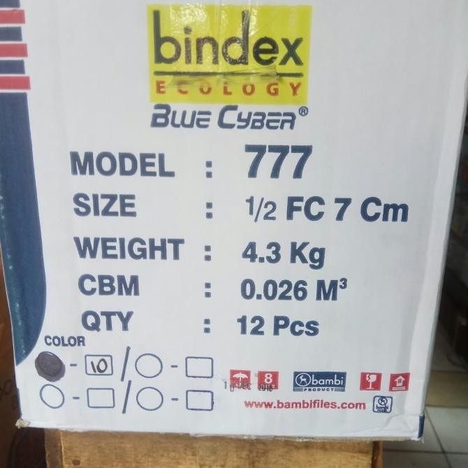 

Ordner Bindex 777 1/2 Folio hitam