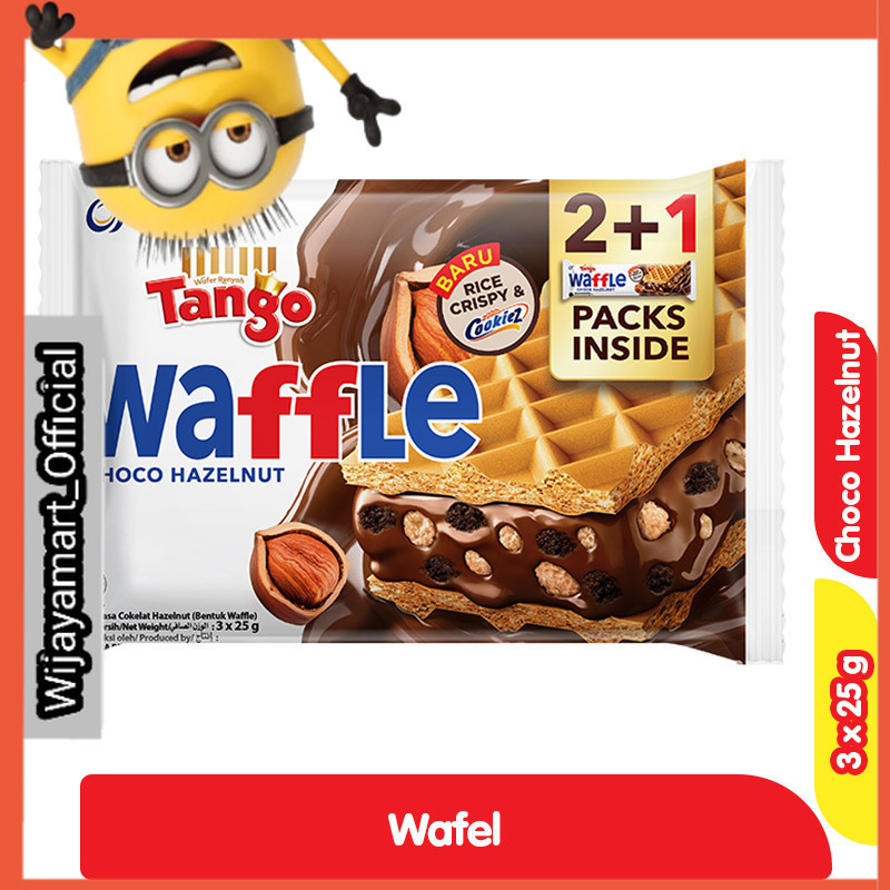 

Tango Waffle Hazelnut Cokelat 3 x 25 g