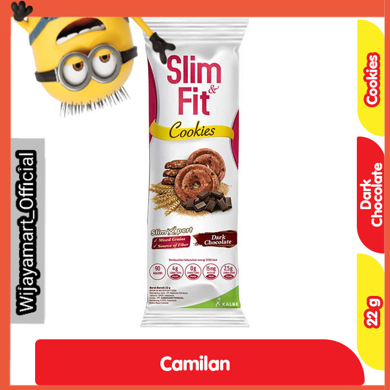 

Slim & Fit Cookies Dark Cokelat 22 g