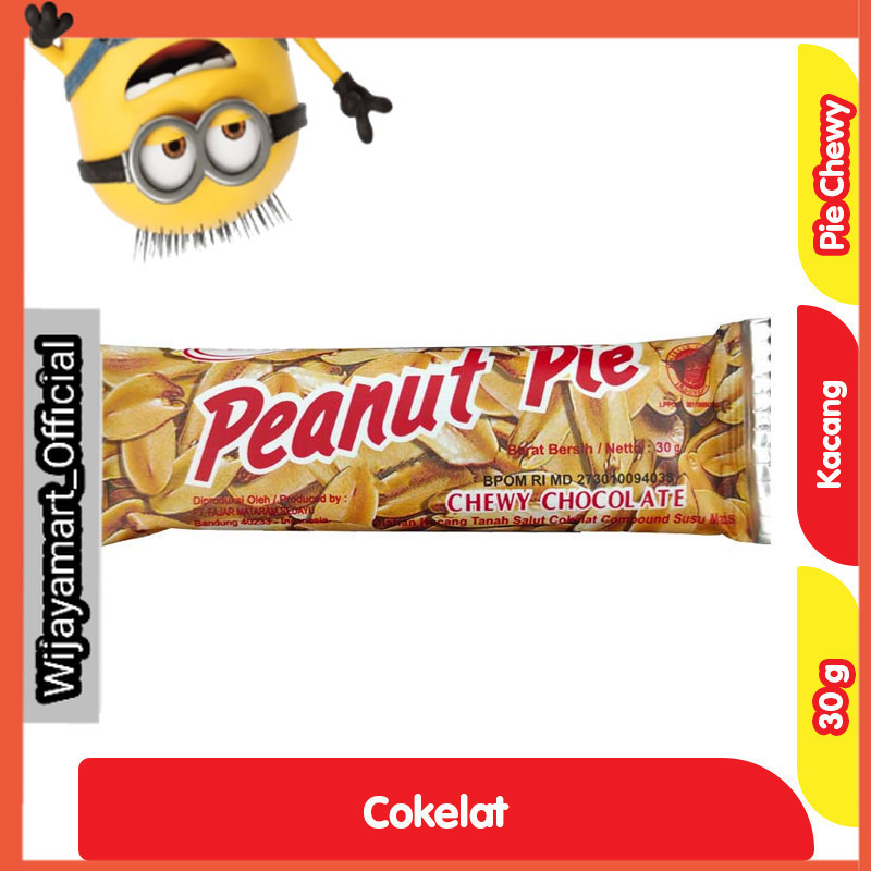 

L'AGIE Peanut Pie Chewy Cokelat 30 g