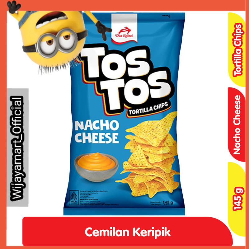 

Tos Tos Keripik Tortilla Nacho Cheese 145 g