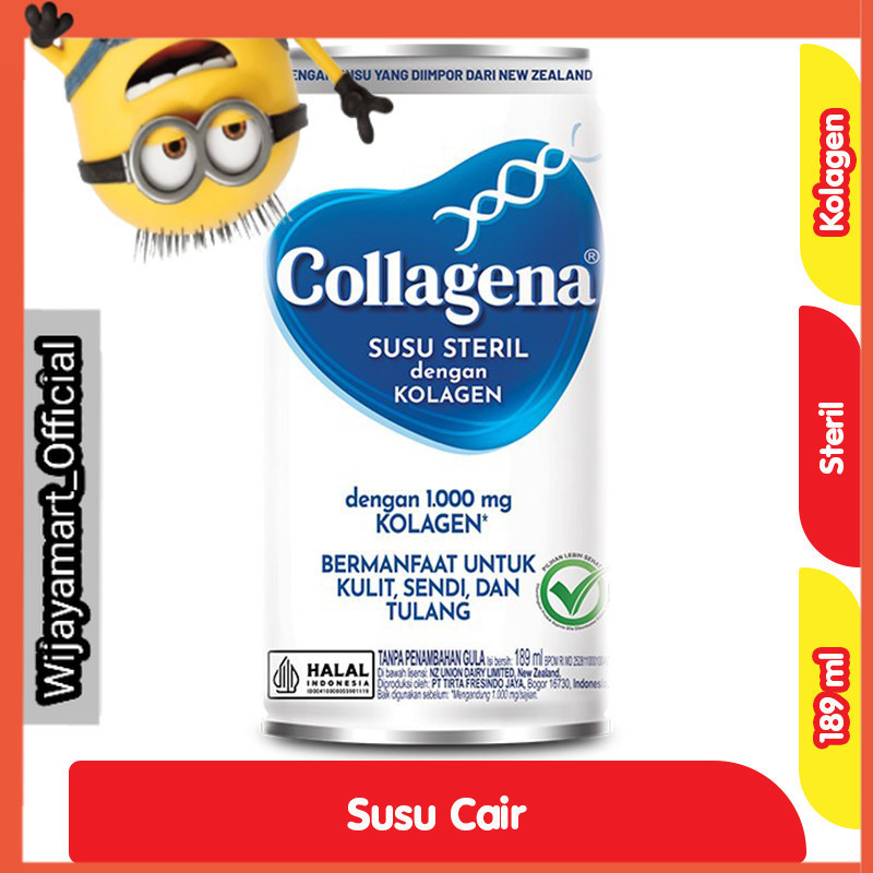 

Collagena Susu Cair Kolagen Steril Kaleng 189 ml