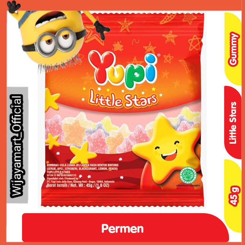 

Yupi Permen Gummy Little Star 45 g