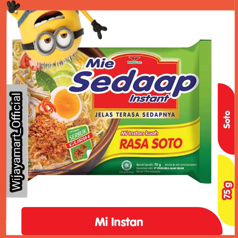 

Sedaap Mi Instan Soto 75 g