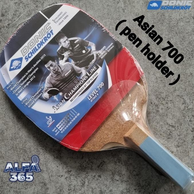 promo schildkrot asian 700 pen holder bat bet pingpong tenis meja - hobby