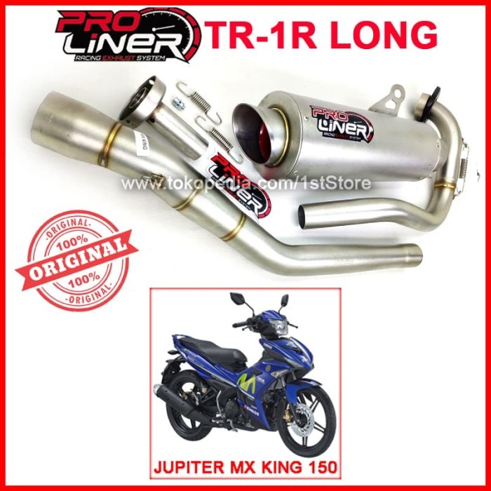 Spesial Original Proliner Tr-1R Long Jupiter Mx King 150 Knalpot Racing Ori 1