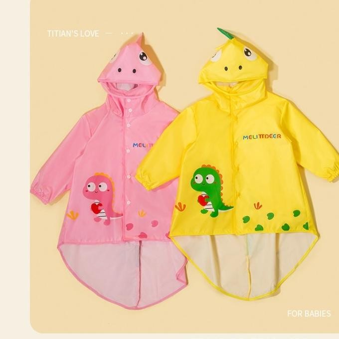 Jas hujan dino anak/ Raincoat dino anak/ Kids raincoat dino LC