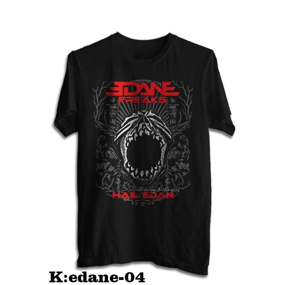Promo Kaos Band Edane Hail Edan T-Shirt Msuik Rock Edane