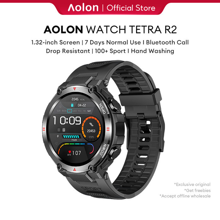 Aolon Smart Watch Original Waterproof Jam Tangan Sports Fitness