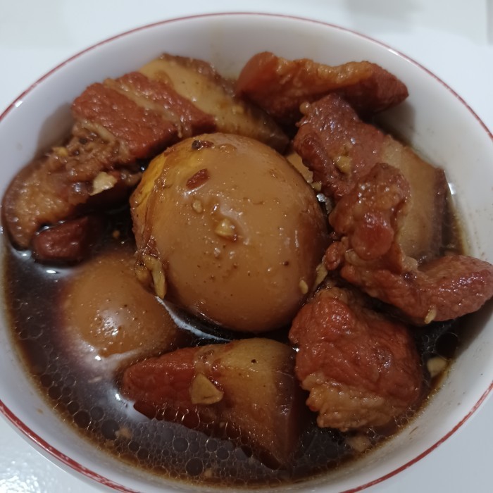 

Babi Samchen Dan Telur Masak Kecap