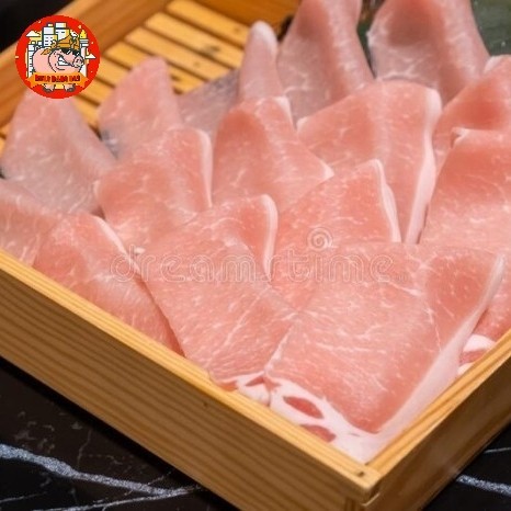 

Daging Karbonat Has Luar Slice Tipis 1.5 Mm Shabu-Shabu Pork Loin Bali