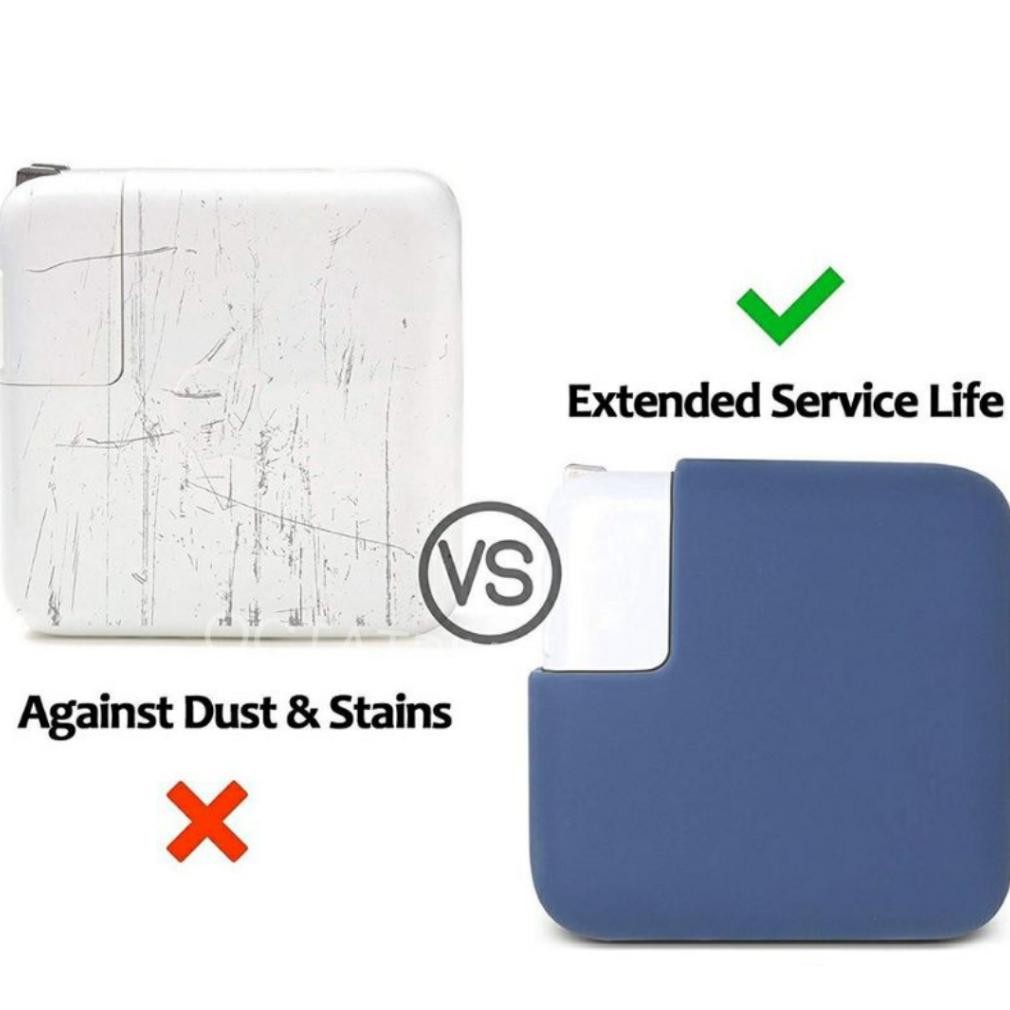 Ad-77 Cover Charger Silicone Macbook Case Pelindung Charger Macbook / Casing Charger For Macbook Air