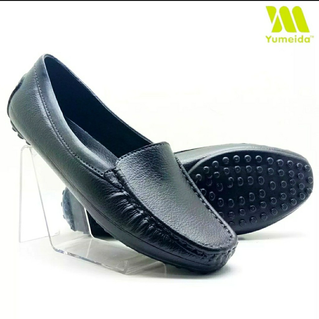 Sepatu Casual Terbaru Sepatu karet pantopel wanita yumeida sepatu kerja slip on pansus wanita karet