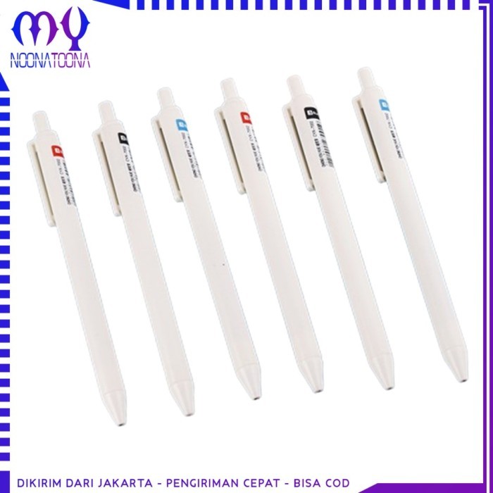 

Terbaru Pena Cetekan Polos Putih Pena Gel Kantor 0.5mm Pulpen Tulis Sekolah 100% ori