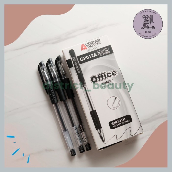 

Terbaru PULPEN MASTONA OFFICE HITAM BOLPEN GEL TINTA HITAM AWET HARGA 1 PCS 100% ori
